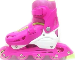 Inline Skates Girl Taie 27-30 Pink Vélo Et Conduite