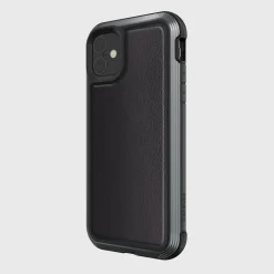 Hot Iphone 11 Cse Def Lx Blk Leath Accessoires Smartphone