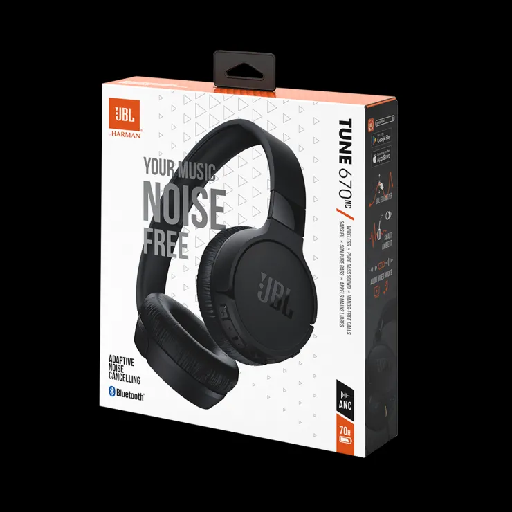 Best Live 670NC Casque supra-auriculaire sans fil - avec suppression de bruit - Noir Audio