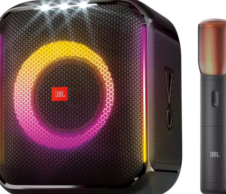 Hot PartyBox Encore Enceinte Bluetooth sans fil avec microphone - Noir Audio
