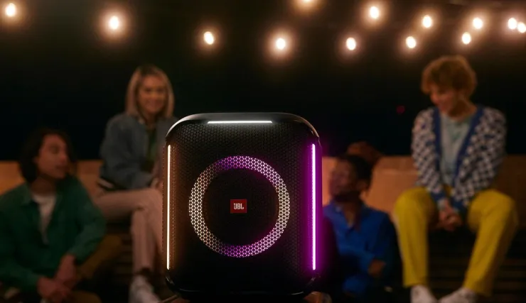 Hot PartyBox Encore Enceinte Bluetooth sans fil avec microphone - Noir Audio