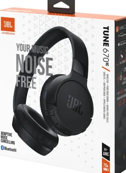 Best Tune 670NC Casque sans fil supra-auriculaire - Réduction de bruit - Noir Audio