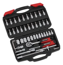 Jeu à douilles 46 pièces 1/4'' Clés