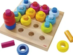 Discount Jeu à enficher anneaux multicolores Jouets En Bois