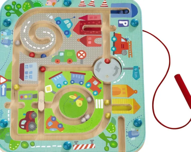 Clearance Jeu magnétique labyrinthe de ville Apprendre En Jouant