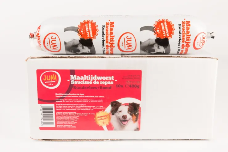 New Juna saucisse repas boeuf Nutrition