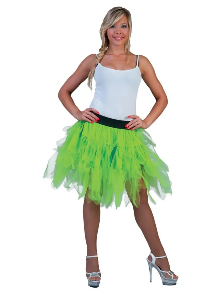 Hot Jupe en Tulle Vert Femme - Taille Unique Déguisements Adultes