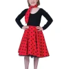 New Jupe Rock'N Roll Rouge - Taille unique Déguisements Adultes