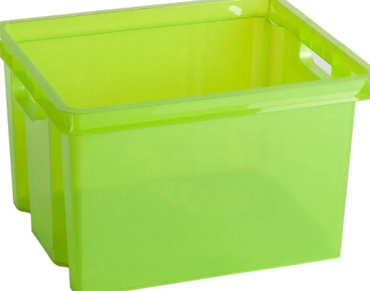 Best Crownest Boîte de Rangement Vert Clair - 42,6x36,1x26cm - 30L Box Et Panier À Linge