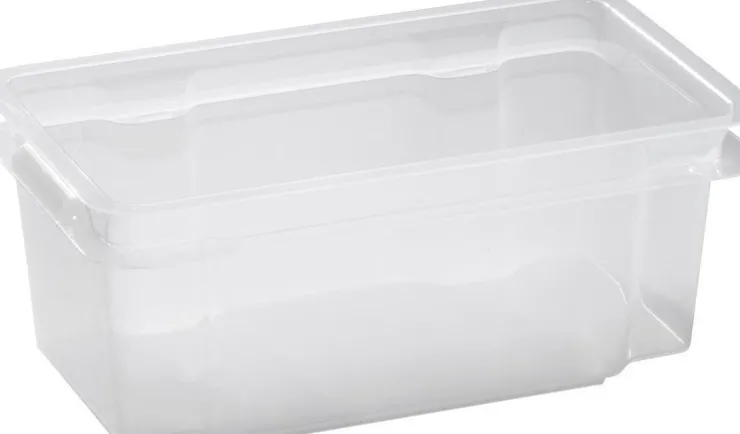 New Crownest Boîte de Rangement Transparent - 36x21x35,5cm - 7L Box Et Panier À Linge
