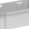 Hot Crownest Boîte de Rangement Gris Clair - 36x21x35,5cm - 7L Box Et Panier À Linge