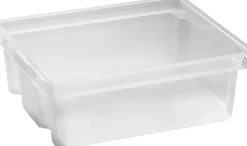 Outlet Crownest Boîte de Rangement Transparent - 43x36x14,5cm - 17L Box Et Panier À Linge