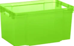 Best Maxi Crownest Boîte de Rangement Vert Clair - 59x39x30cm - 50L Box Et Panier À Linge