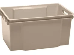 Online Maxi Crownest Boîte de Rangement Taupe - 59x39x30cm - 50L Box Et Panier À Linge