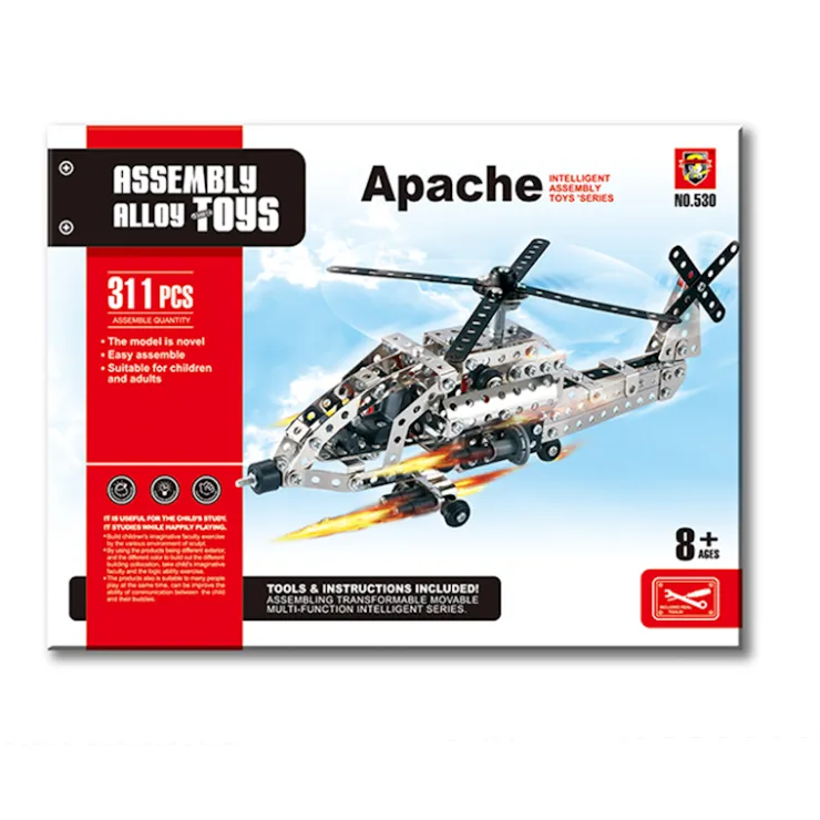 Hot Kit de construction helicoptère 309 pièces Jeux De Construction