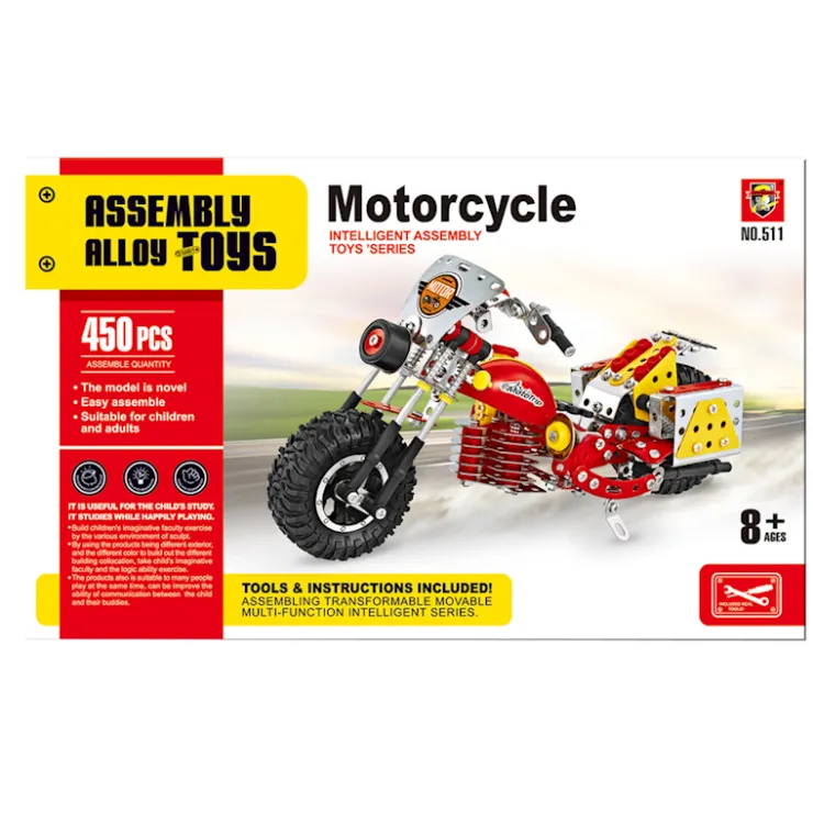 Online Kit de construction moto Harley 450 pièces Jeux De Construction