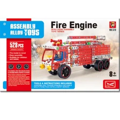 Clearance Kit de construction voiture pompiers 528 pièces Jeux De Construction