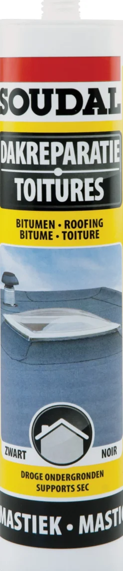 Online Kit réparation toîtures noir 300 ml Colle