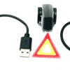 Outlet Lampe arrière USB Warning Accessoires Vélo