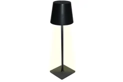 Hot Lampe de table LED Hierbas à énergie solaire - Dimmable - Noir Lampes De Chevet