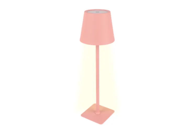 Best Lampe de table LED sans fil Sphere avec commande tactile - Dimmable - USB - Rose Lampes De Chevet