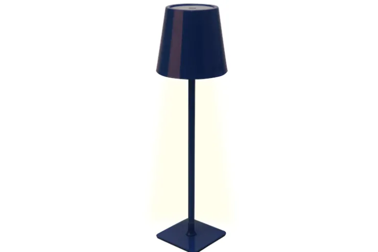 Clearance Lampe de table LED sans fil Sphere avec commande tactile - Dimmable - USB - Bleu Lampes De Chevet