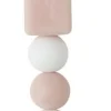 Hot Lapidou Attache sucette Silicone rose clair - blanc Peluches Et Câlins|Tétines Et Attache-tétines