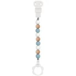 Sale Lapidou Attache Tétine Beige-Bleu-Blanc Tétines Et Attache-tétines