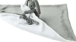 Clearance Lapidou Doudou couverture anthracite - blanc Linge De Lit|Peluches Et Câlins