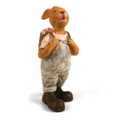 Best Lapin de Pâques avec panier 18 cm Décoration De Pâques