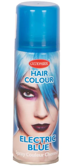 Outlet Laque Cheveux Fluo Bleu En Spray - 125 ml Accessoires
