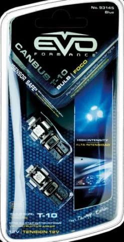 Outlet Led T10 canbus bleu Éclairage