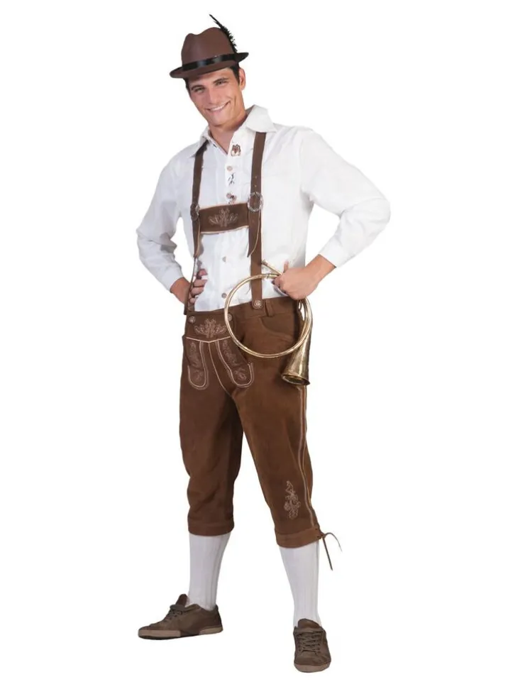 Hot Lederhose Bernd de Tyrol - Taille 48/50 Déguisements Adultes