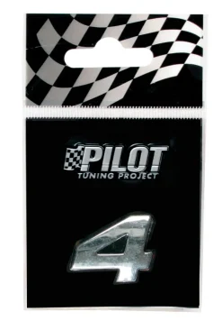 Best Lettre 3D 4 18mm Accessoires Voiture