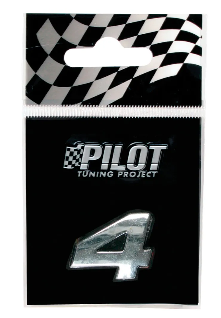 Best Lettre 3D 4 18mm Accessoires Voiture