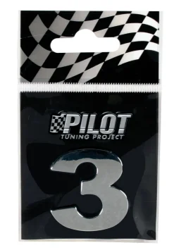 New Lettre 3D 3 28mm Accessoires Voiture