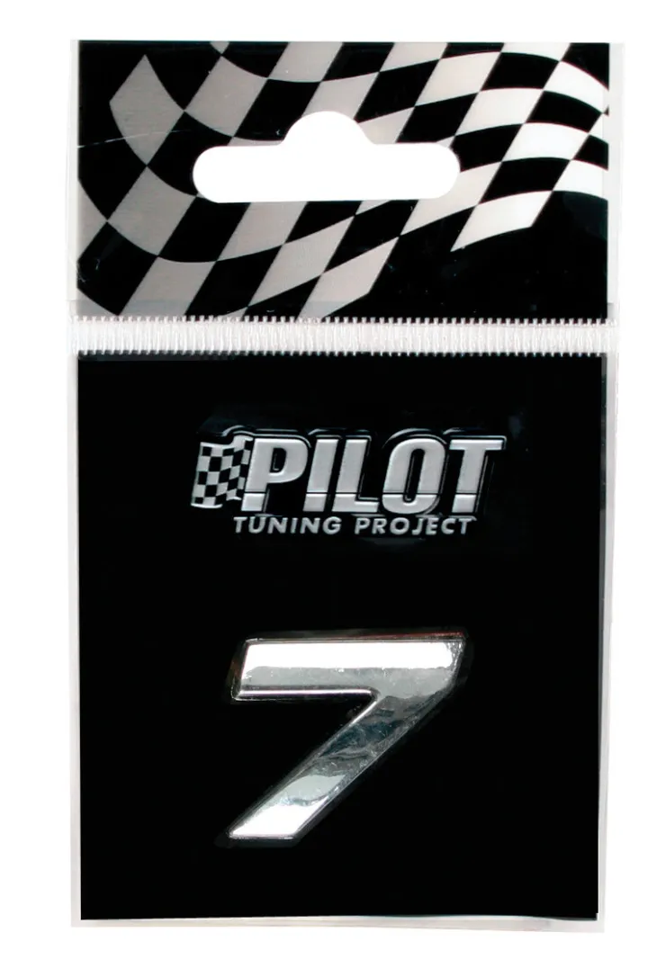 New Lettre 3D 7 18mm Accessoires Voiture