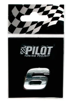 Hot Lettre 3D 6 18mm Accessoires Voiture