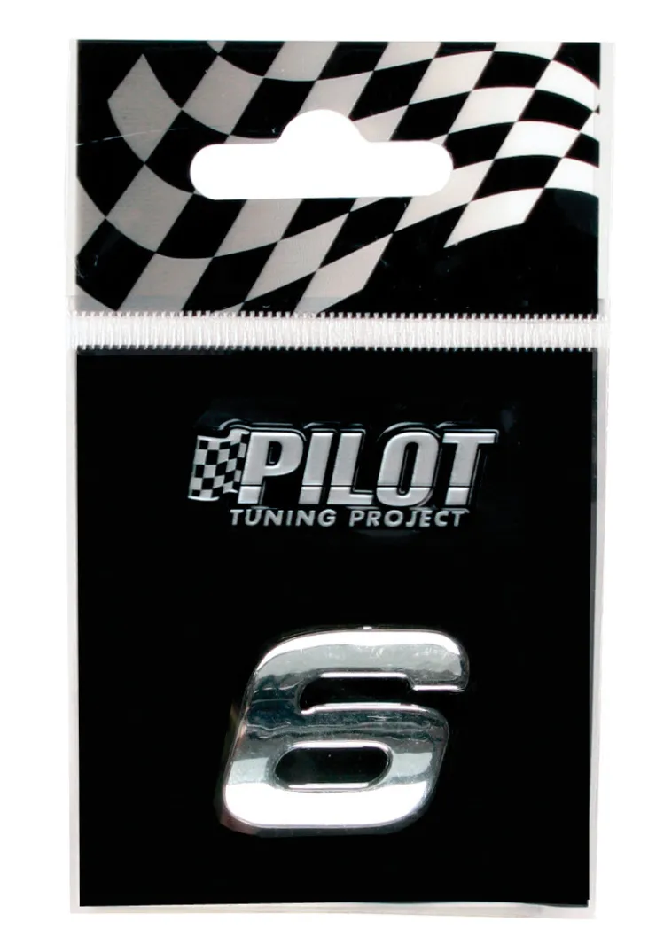 Hot Lettre 3D 6 18mm Accessoires Voiture