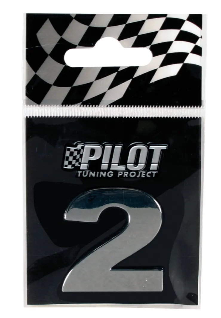 Discount Lettre 3D 2 28mm Accessoires Voiture