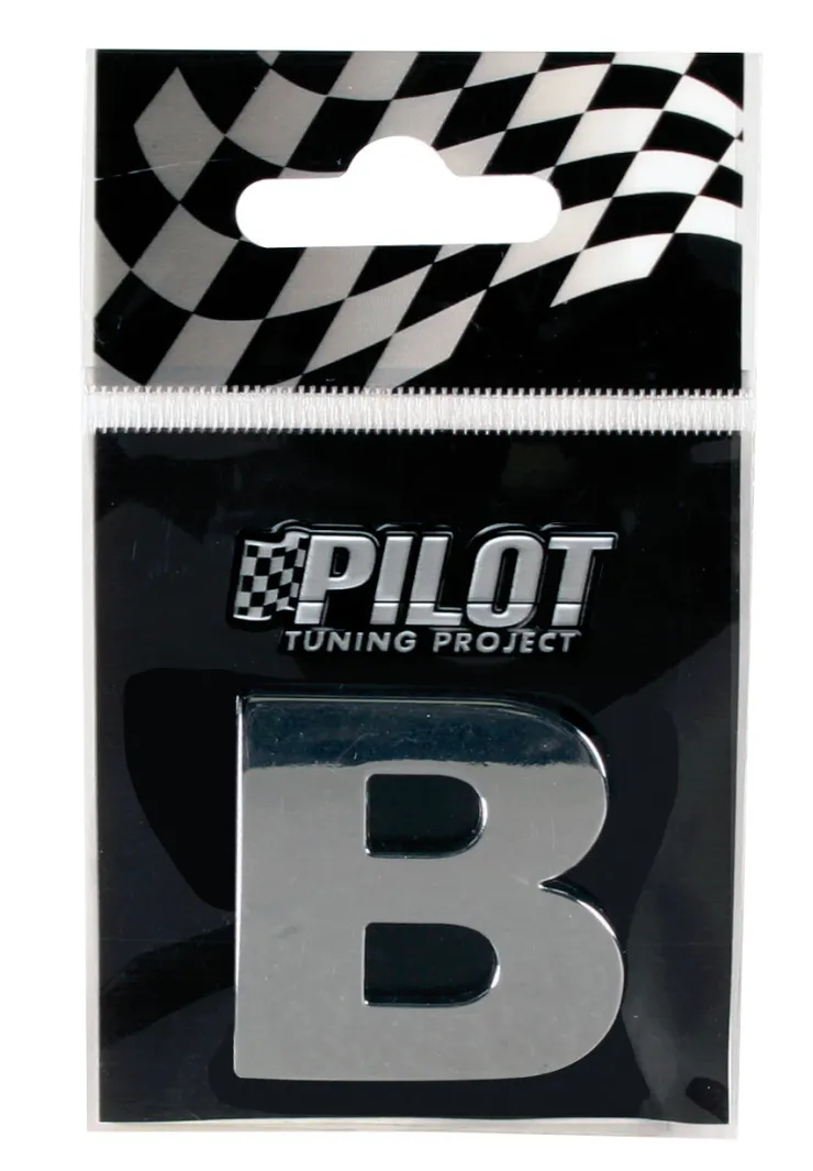 Discount Lettre 3D B 28mm Accessoires Voiture