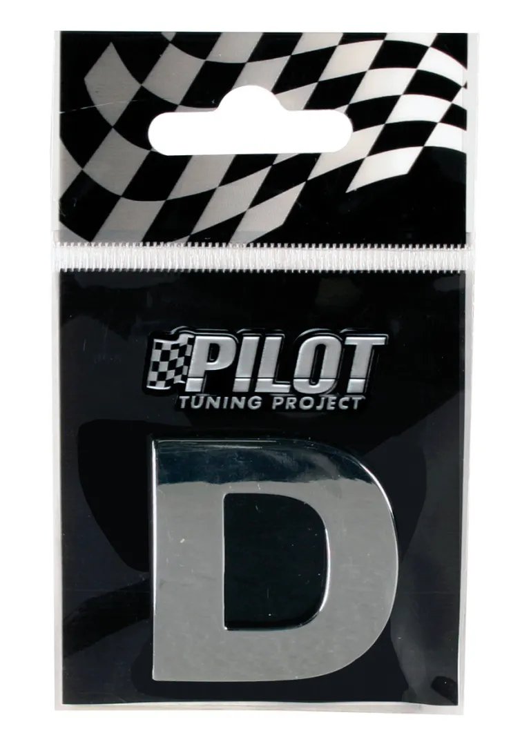 Outlet Lettre 3D D 28mm Accessoires Voiture