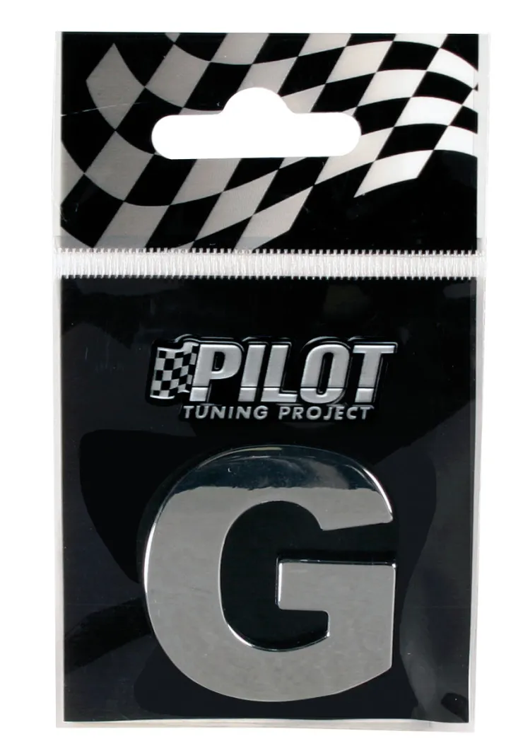 New Lettre 3D G 28mm Accessoires Voiture