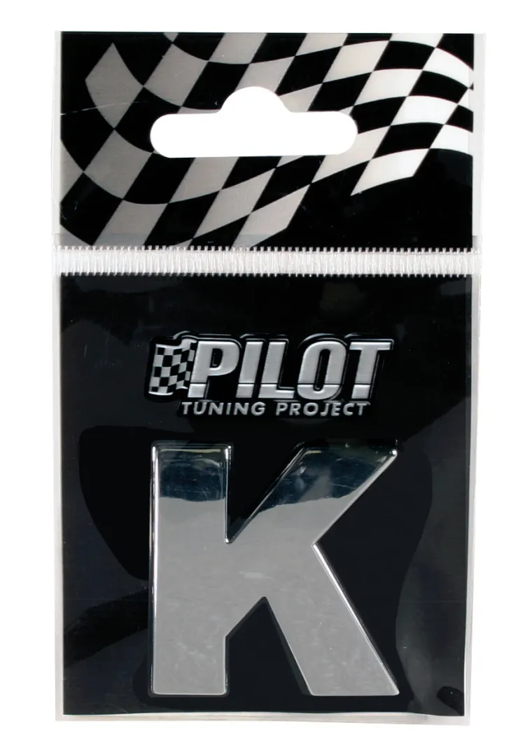 Online Lettre 3D K 28mm Accessoires Voiture