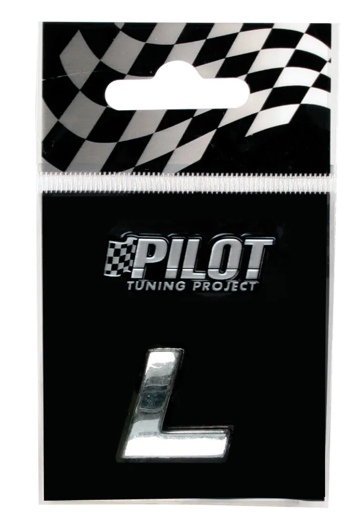 Online Lettre 3D L 18mm Accessoires Voiture