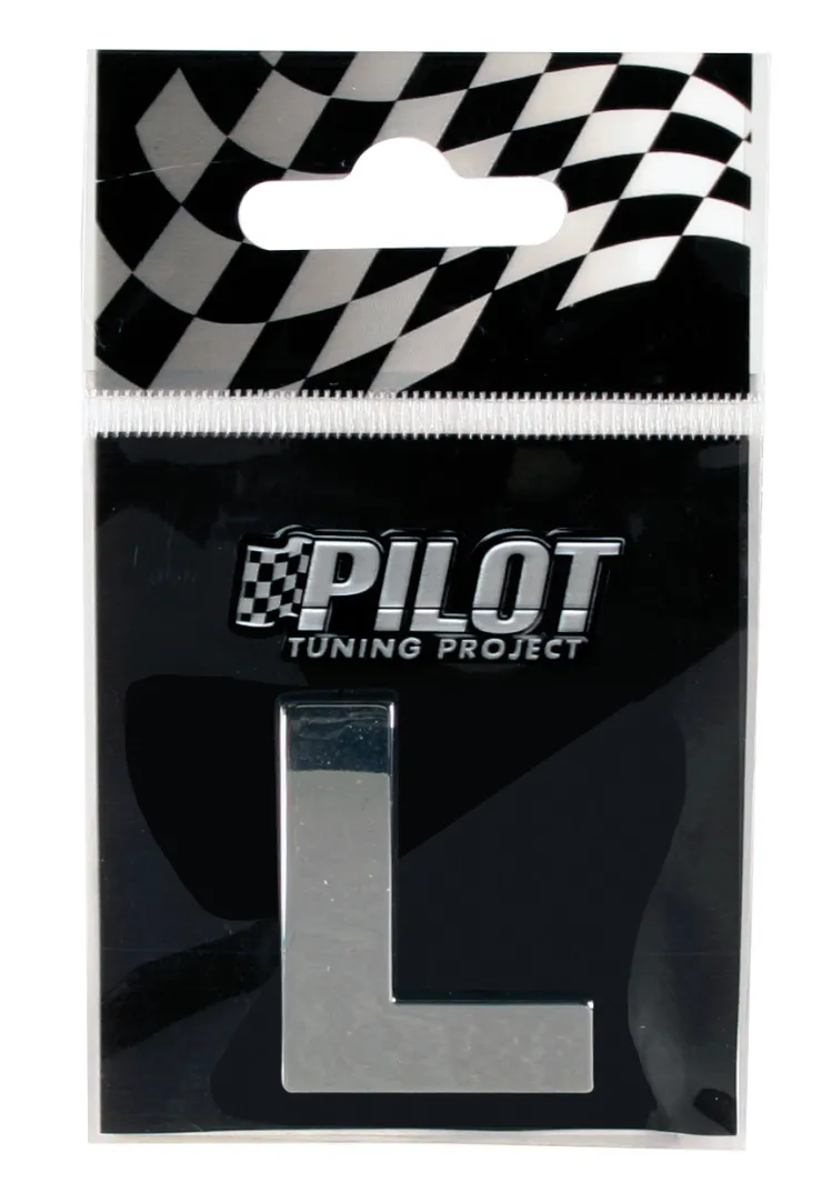 Online Lettre 3D L 28mm Accessoires Voiture