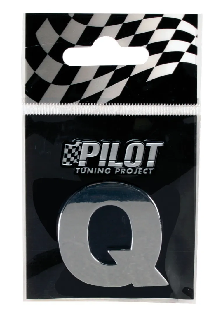 Outlet Lettre 3D Q 28mm Accessoires Voiture