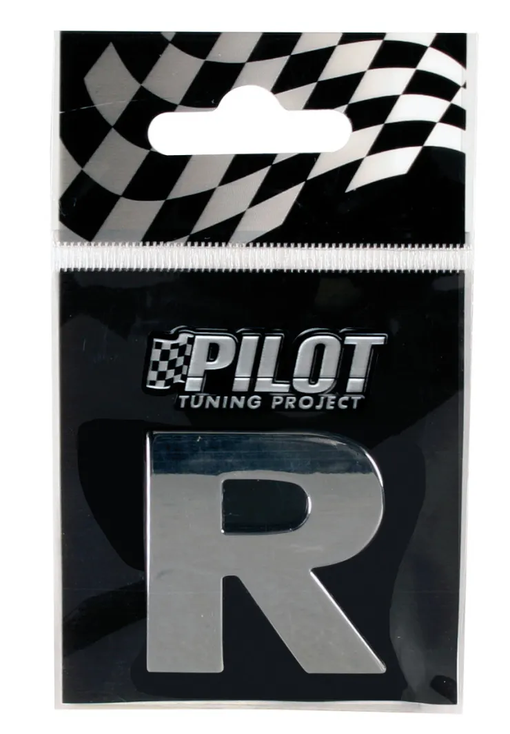 Hot Lettre 3D R 28mm Accessoires Voiture