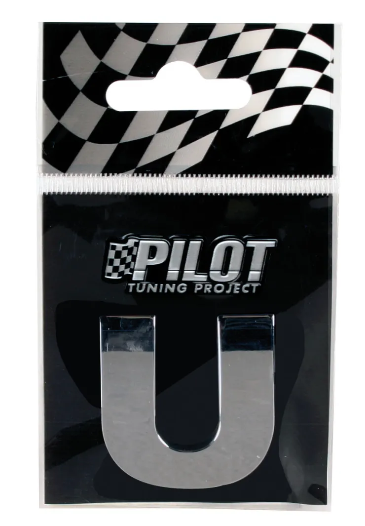 Clearance Lettre 3D U 28mm Accessoires Voiture
