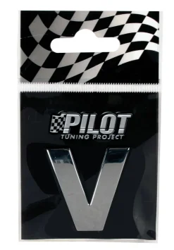 Best Lettre 3D V 28mm Accessoires Voiture
